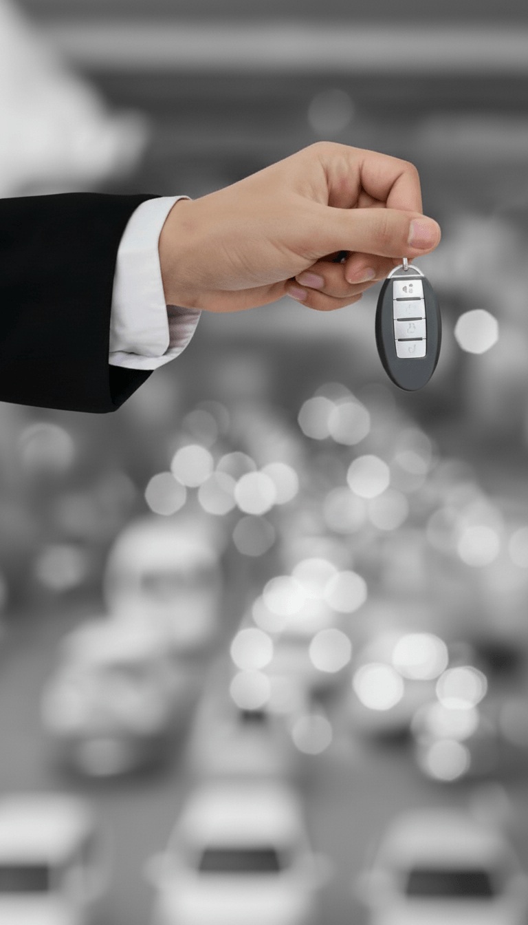 Professional financial advisor helping a client find the best car loan options